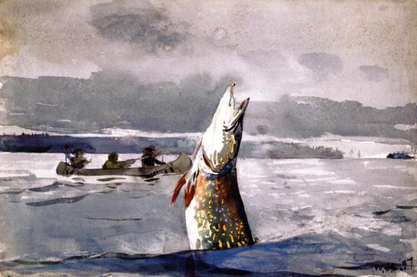 Pike, Lake St. John by Winslow Homer