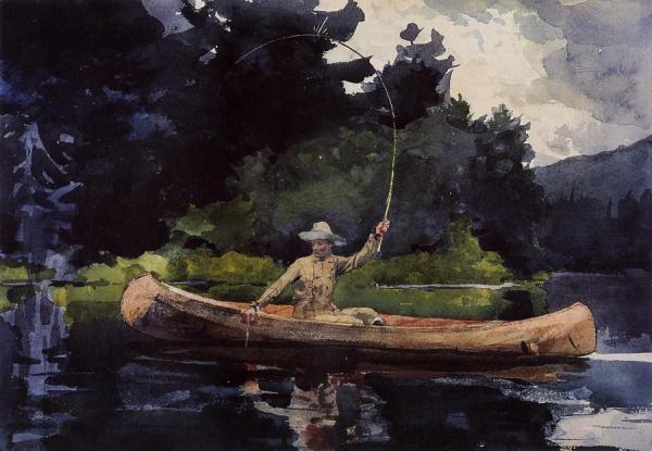 Playing Him by Winslow Homer