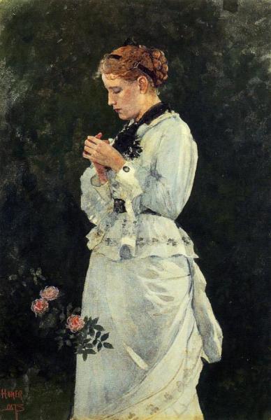 Portrait Of A Lady by Winslow Homer