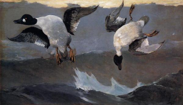 Right And Left by Winslow Homer