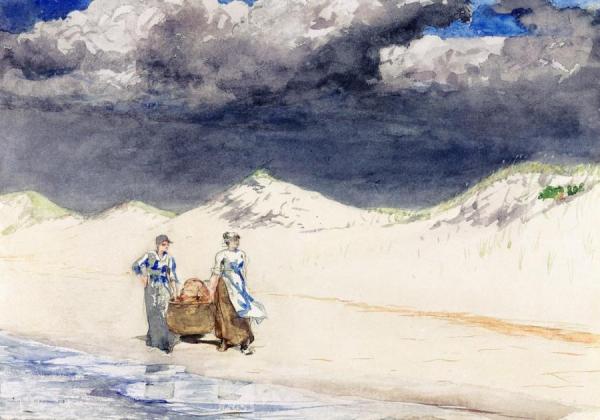 Sand And Sky by Winslow Homer