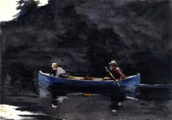 Scene In The Adirondacks by Winslow Homer