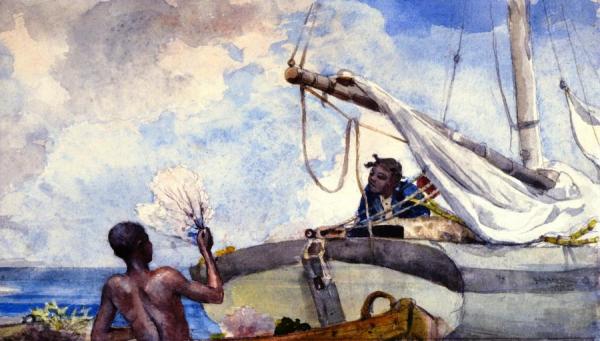 Sea Garden, Bahamas by Winslow Homer