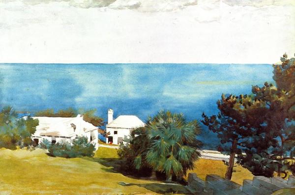 Shore At Bermuda by Winslow Homer
