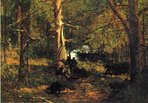 Skirmish In The Wilderness by Winslow Homer
