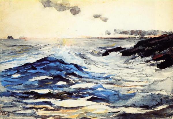 Sunset, Prout's Neck by Winslow Homer