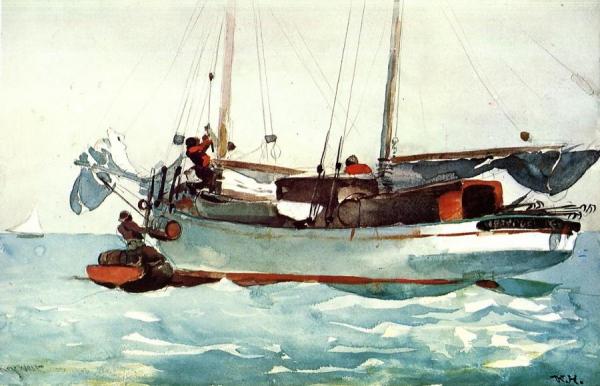 Taking On Provisions by Winslow Homer