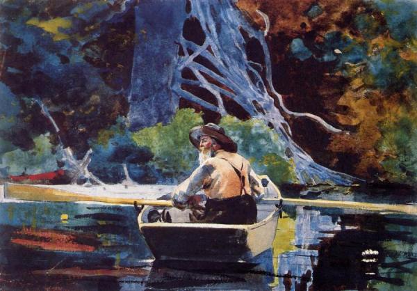 The Adirondack Guide by Winslow Homer