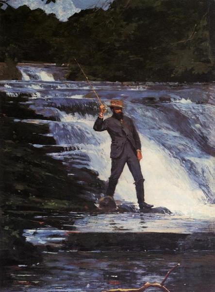 The Angler by Winslow Homer