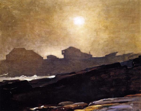 The Artist's Studio In An Afternoon Fog by Winslow Homer