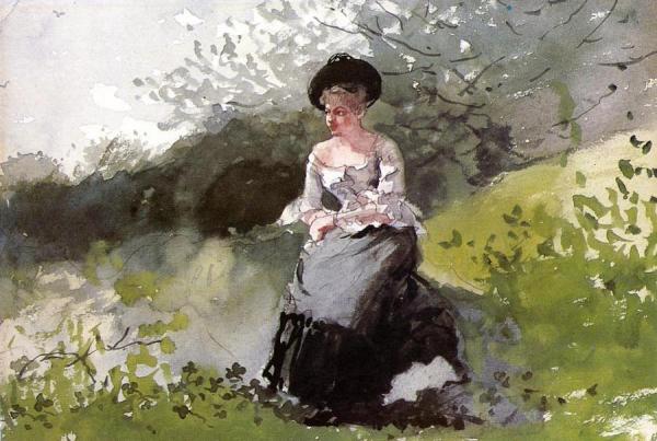 The Black Hat by Winslow Homer