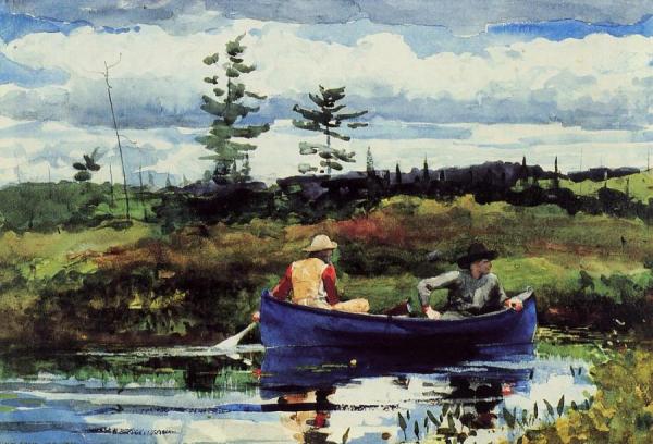 The Blue Boat by Winslow Homer Oil Painting Reproductions