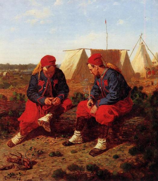 The Brierwood Pipe by Winslow Homer Oil Painting Reproductions