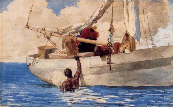 The Coral Divers by Winslow Homer Oil Painting Reproductions
