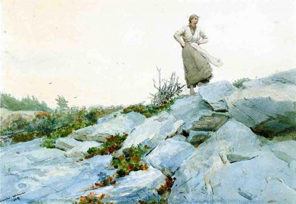 The Faggot Gatherer by Winslow Homer