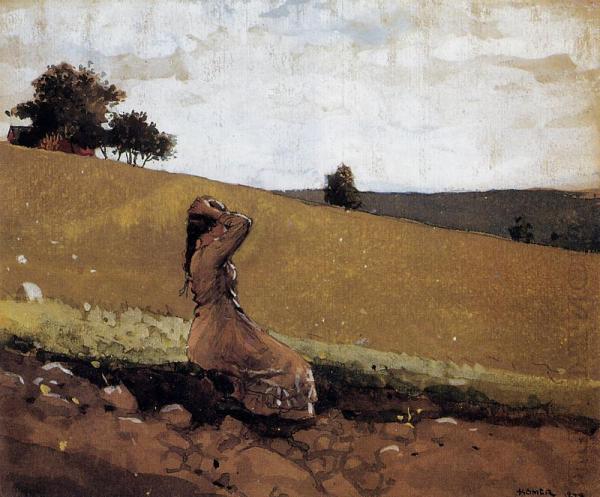 The Green Hill by Winslow Homer