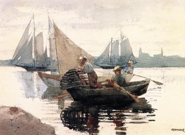 The Lobster Pot by Winslow Homer