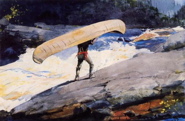The Portage by Winslow Homer