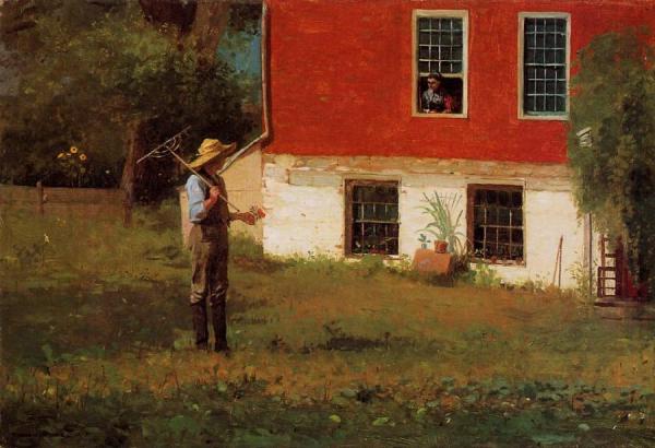 The Rustics by Winslow Homer