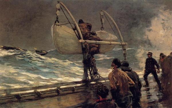 The Signal Of Distress by Winslow Homer