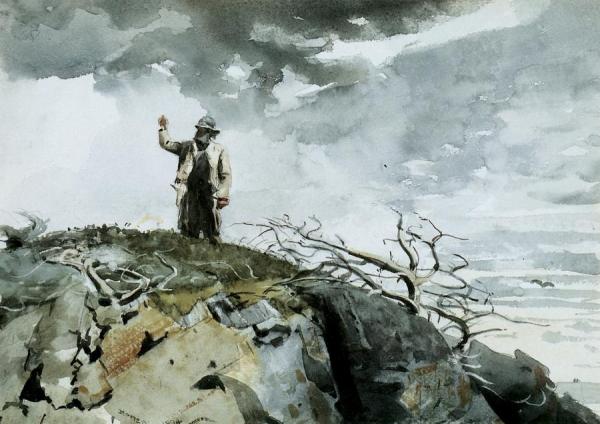 The Watch, Eastern Shore, Prout's Neck by Winslow Homer