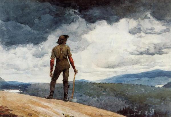 The Woodcutter by Winslow Homer