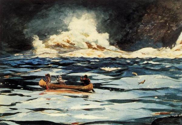 Under The Falls, The Grand Discharge by Winslow Homer