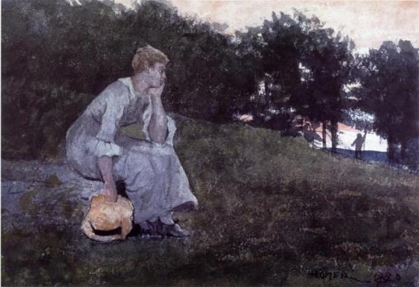 Waiting by Winslow Homer