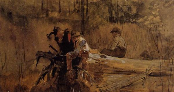 Waiting For A Bite by Winslow Homer