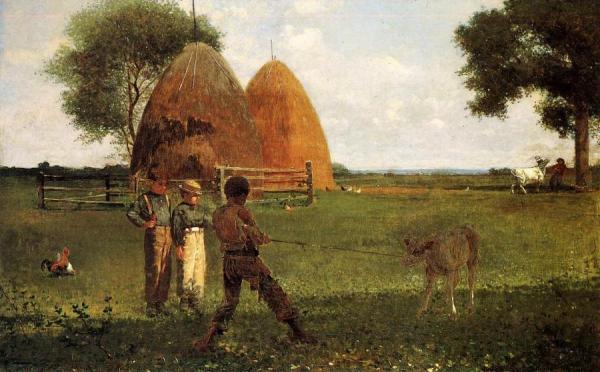 Weaning The Calf by Winslow Homer