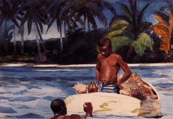 West India Divers by Winslow Homer