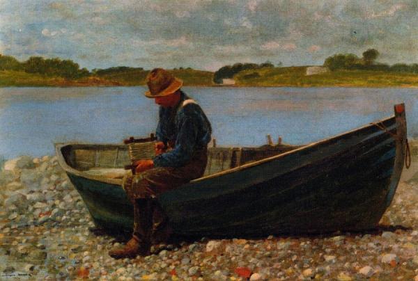 Winding Line by Winslow Homer