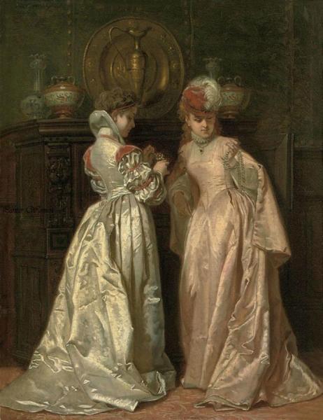 Admiring The Pearls by Wladyslaw Bakalowicz