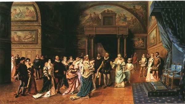 At The Court Of Valois by Wladyslaw Bakalowicz