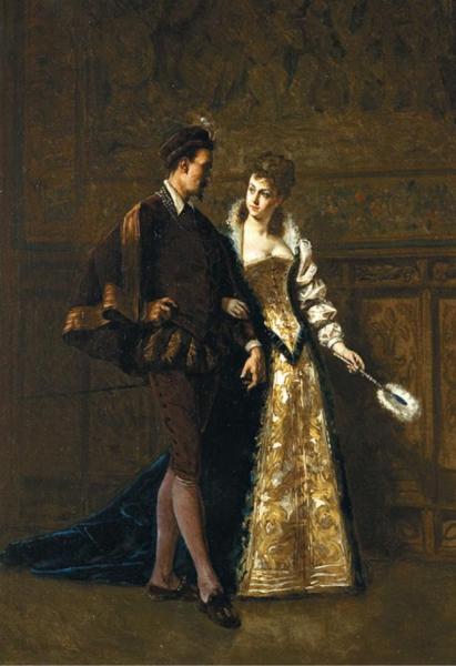 Coming Out Of Church by Wladyslaw Bakalowicz