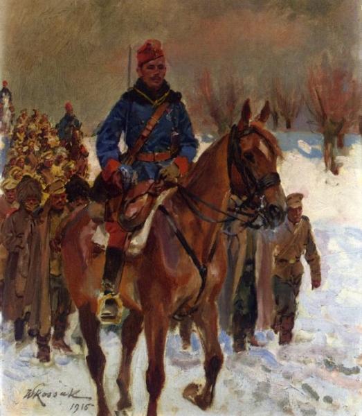 Leading The Troops by Woiciech Von Kossak