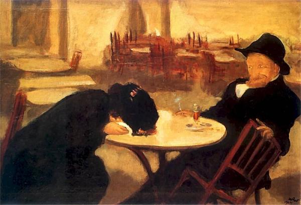 Wojciech Weiss At The Cafe