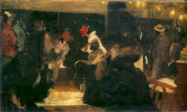 Cafe D'arcourt by Wojciech Weiss