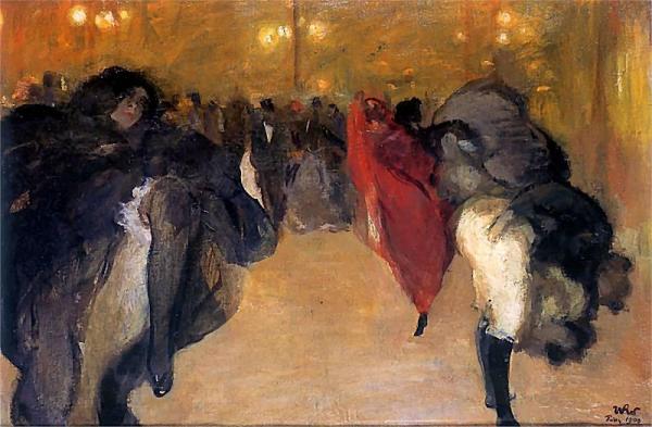 Wojciech Weiss Cancan At The Moulin Rouge