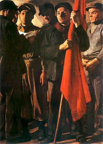 Manifesto by Wojciech Weiss Oil Painting Reproductions