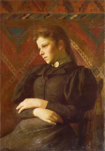 Portrait Of A Girl by Wojciech Weiss
