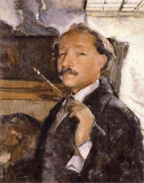 Self-portrait In The Studio by Wojciech Weiss Oil Painting Reproductions