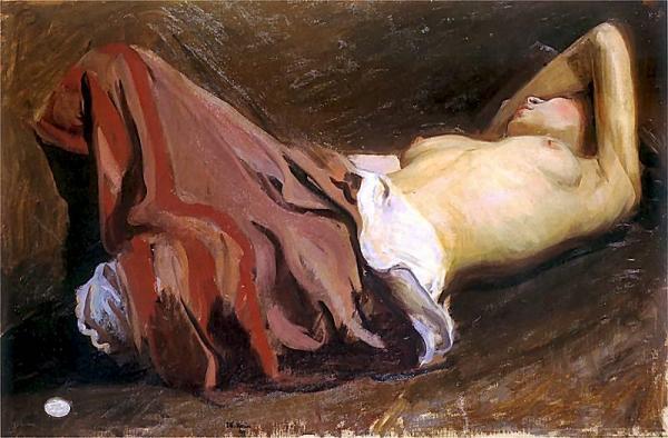 Wojciech Weiss Sleeping Girl