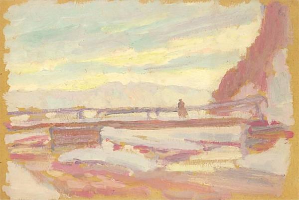 Winter Landscape by Wojciech Weiss