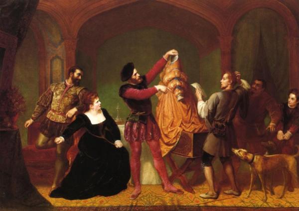 A Scene From 'the Taming Of The Shrew' (act Iv, Scene Iii) by Wolfgang Boehm