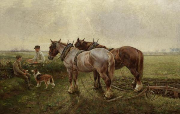 A Rest From The Toil by Wright Barker