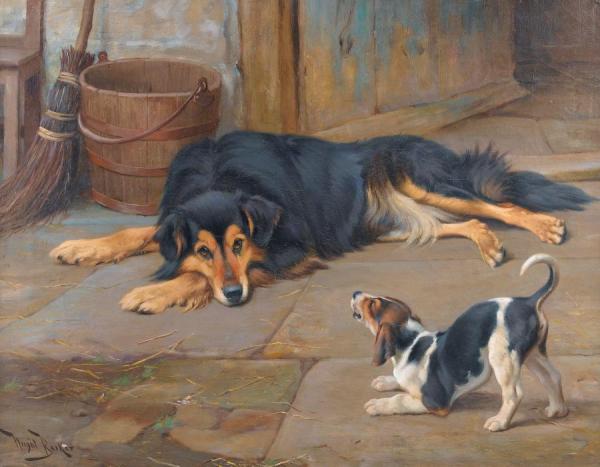 Dignity And Impudence by Wright Barker