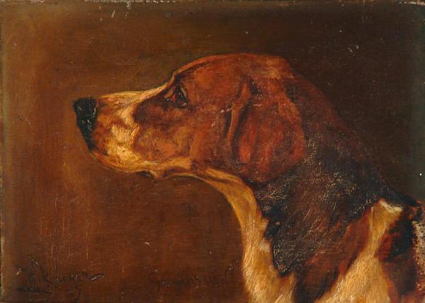 Guardsman - A Foxhound by Wright Barker