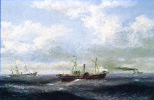 Blockade Runner by Xanthus Russell Smith