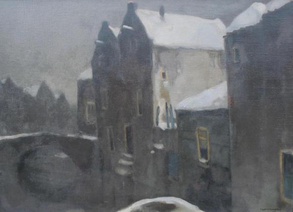 Delft In Winter by Ype Wenning